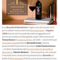 Brunello di Montalcino Argiano 2018
