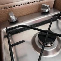 Piano Cottura a Gas 2 fuochi -Acciaio Inossidabile