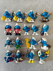 puffi mestieri Smurf schleich peyo vintage 