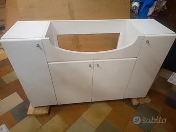 mobile bagno avorio 120 cm