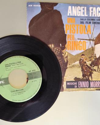 45 giri "Una pistola..." di Ennio Morricone