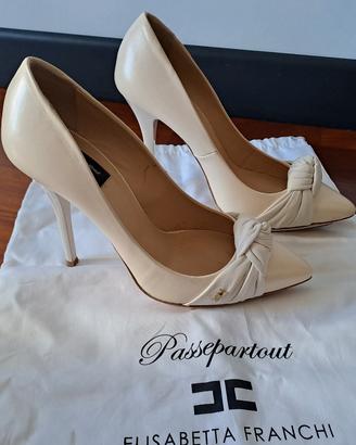 Elisabetta Franchi decollete' beige nr. 36
