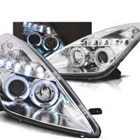 FARI PER TOYOTA CELICA T23 99-05 LED OCCHI ANGEL C