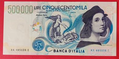 500.000 lire Raffaello