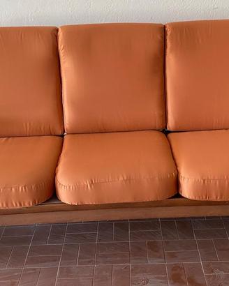 divano rustico legno