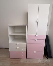 Guardaroba e Libreria IKEA SMÅSTAD PLATSA