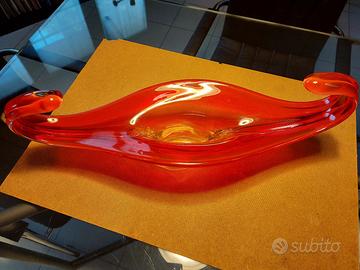 Centrotavola in vetro di Murano, fine anni 60