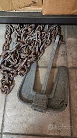 Ancora a marre piatte con catena