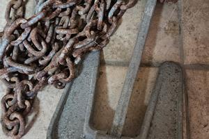 Ancora a marre piatte con catena