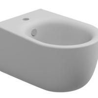 Bidet sospeso bianco opaco