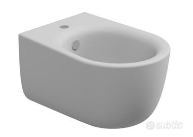 Bidet sospeso bianco opaco
