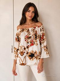 Maglia floreale Piazza Italia – taglia M