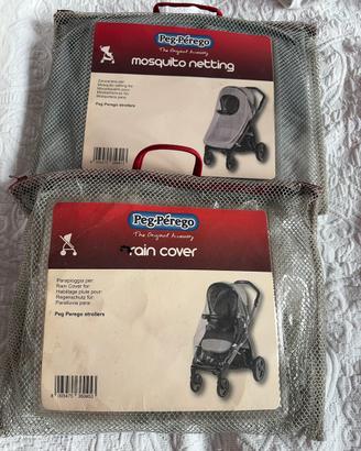 Zanzariera passeggino Peg Perego e Parapioggia