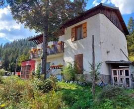 Casa indipendente con giardino in borgata alpina