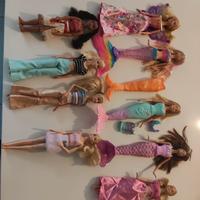 Stock 9 Barbie+2 Ken+cane+vestiti,scarpe e accesso