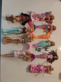 Stock 9 Barbie+2 Ken+cane+vestiti,scarpe e accesso
