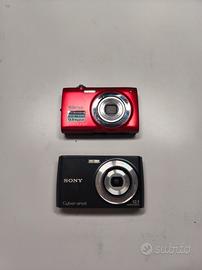 2 Fotocamere Vintage - Sony Cyber-shot + Nikon