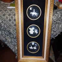 Quadretto con 3 riproduzioni spagnole 