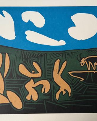 Pablo Picasso Bacchanale au Taureau Litografia