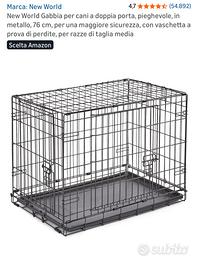 Gabbia per cani (simil kennel) con doppia porta