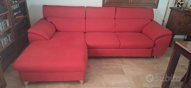 divano 3 posti con sceslong e cassonetto 