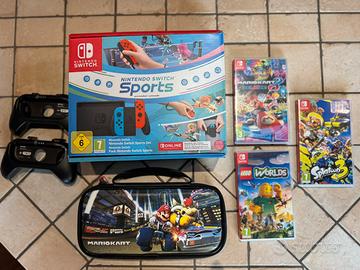 Nintendo Switch sports più tre giochi