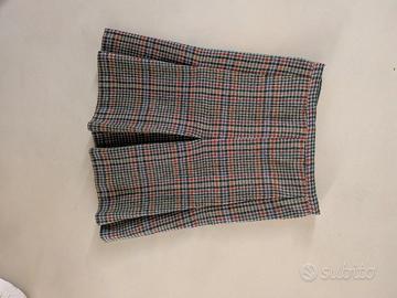 gonna vintage fatta a mano in lana vergine