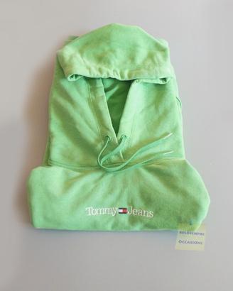 Felpa Tommy Jeans bambino verde