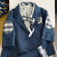 Abito cerimonia neonato mis 9mesi con confezione