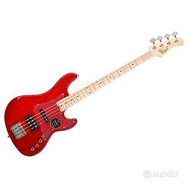 BASSO CORT GB74JH (RED)- BASSO 4 CORDE CORT GB7
