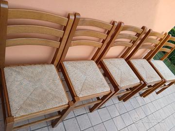 sedie in legno