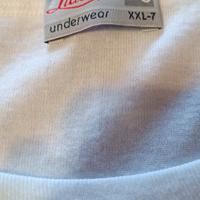 canottiere uomo cotone XXL taglia 7 