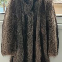 giacca di pelo vero di marmotta