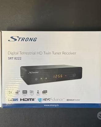 Decoder Strong SRT 8222 DVB-T2 HD Twin Tuner