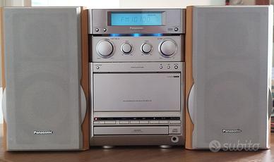 mini stereo con lettore casette e cd