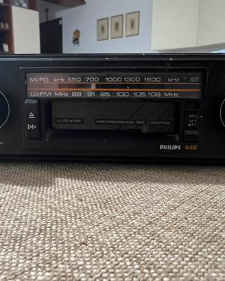 Autoradio Philips 648 vintage – radio e casssette