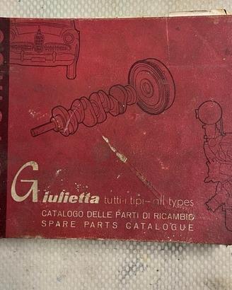 Catalogo parti Alfa Romeo Giulietta - all types