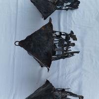 Lampada Da Esterno  Ferro Battuto Vintage Lampione