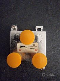 Partitore splitter 2 vie tv/satellitare