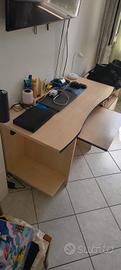 Scrivania color miele moderna 
