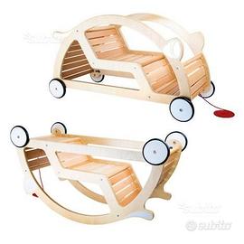 Gioco Bambini Macchina da Tirare e Altalena NUOVO