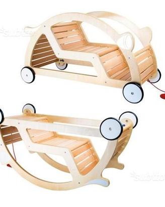 Gioco Bambini Macchina da Tirare e Altalena NUOVO
