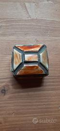 Scatola portagioie ottone e osso Africa vintage 