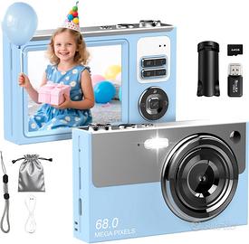 Fotocamera digitale per bambini da 64 MP 4K