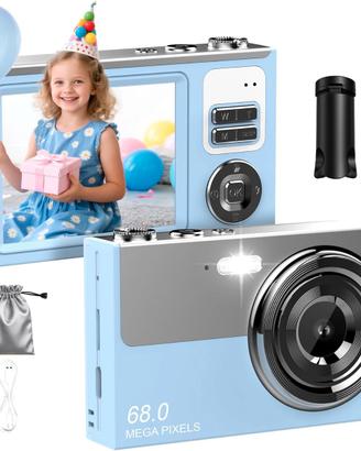 Fotocamera digitale per bambini da 64 MP 4K