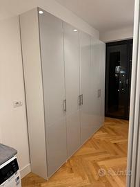 Armadio Ikea Grigio - H 236 cm, L 249 cm, P 37 cm