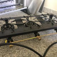 3 FUOCHI IN GHISA DA GIARDINO