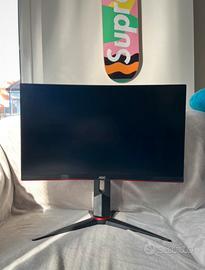 Monitor AOC curvo FHD da 24”