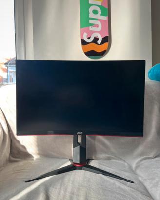Monitor AOC curvo FHD da 24”