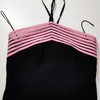 Corsetto nero rosa 48 ita - nuovo